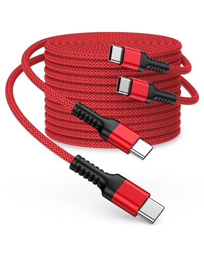 Image of USB C to USB C Cable 3ft for iPhone 17 /16 /15 Charger Cord Fast Charging, 2Pack 60W Type C to Type C Power Cord Car Charger Cable for Apple iPhone 17 /17e /17 Pro /17 Pro Max /Air /16 Pro /16e /15 Plus, iPad