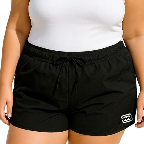 Billabong Plus Size Swim Shorts - (XL-4X) Quick Dry Beach Swim Board Shorts for Women