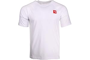 URBNT Men's Urbanity Logo Crew Neck Athletic Tops - White