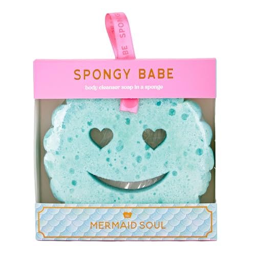 Simply Southern | Spongy Babe | Scented Womens Bath Sponge - Mermaid Soul