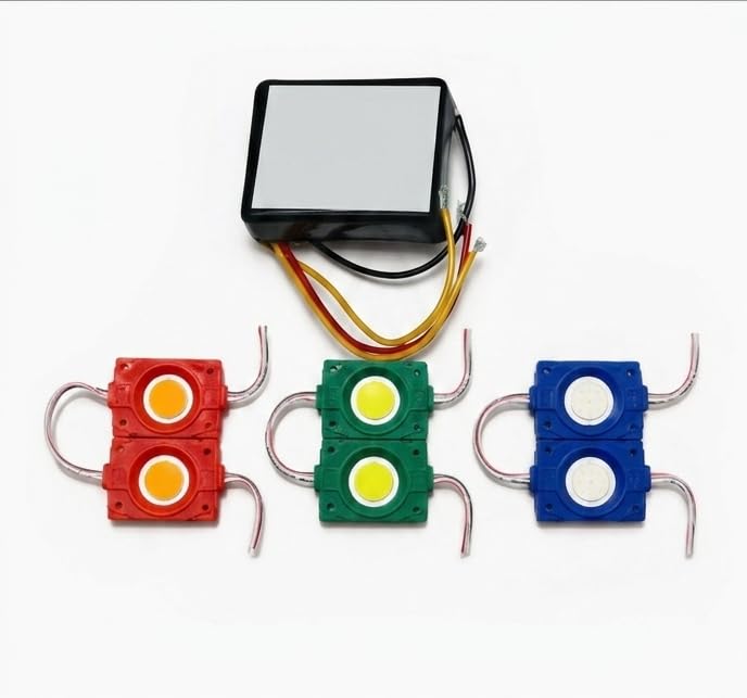 (Flasher) Sikka Light, 2 Red, 2 Blue and 2 Green, Modification Accessory for Bikes-image-6