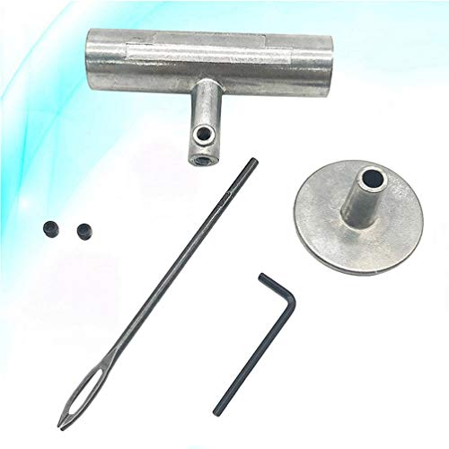 Image of Garneck Tire Repair Puncture Tool Heavy Duty Tyre Puncture Fix Tool T-Handle Tire Repair Tool for RV Automobiles Motorcycles Bicycles Truck Car Acessories