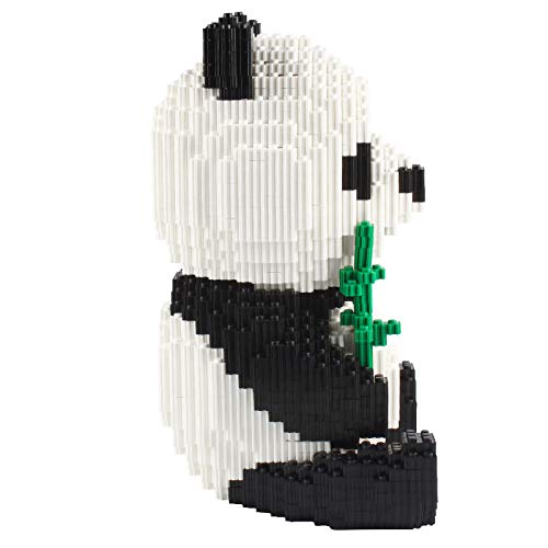 Larcele Panda Bausteine Spielzeug Bricks Tier Bauen Bauklötze,3689 Stücke KLJM-02 (Modell 2840) Mehrweg – Bild 6