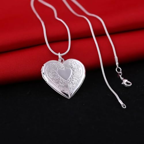 Bijoux accessoires tendance 2025 collier argent 925 médaillon coeur photo