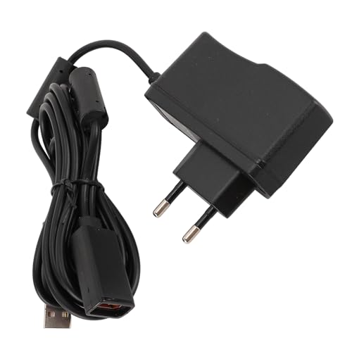 Greensen Adaptador de Alimentación USB a CA para de Sensor Kinect, Entrada 0.3A 47 60Hz, Salida 12V 1.08A, con Cable de Carga (Enchufe de la UE)