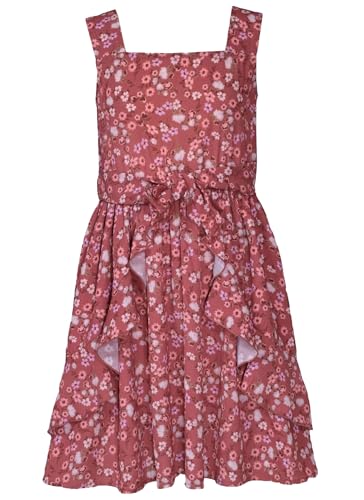 Bonnie Jean Girls 7-16 Crepe Cascade Dress Knit Cardigan3