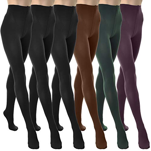 Image of Angelina Women's Brushed Fleece Interior Thermal Fashion Tights
