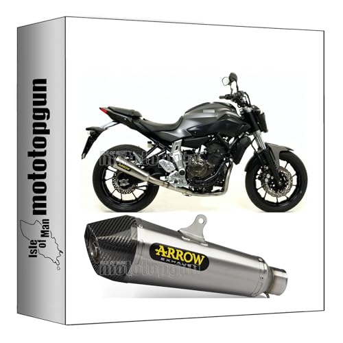 Tubo de escape homologado arrow x-kone de nichrom 71817xki para yamaha mt07 mt-07 mototopgun