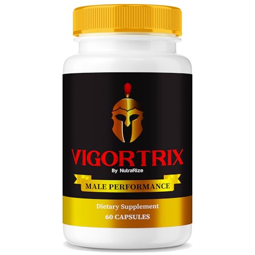 Vigortrix Supplement Official Vigortrix Pills for Men Premium Male Gummy All-Natural Support for Peak Performance Energy & Overall Stamina Vigor Trix ME Pastillas Review (60 Capsules)