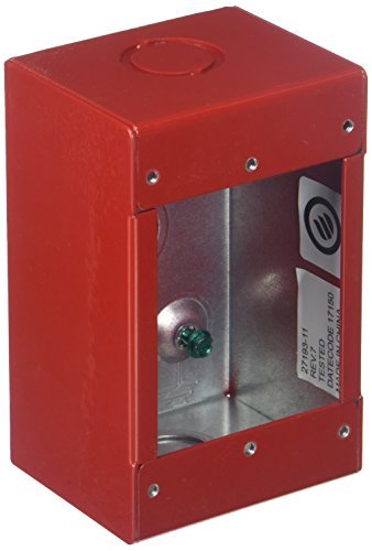 Edwards Signaling 27193-11 BOX SURFACE RED