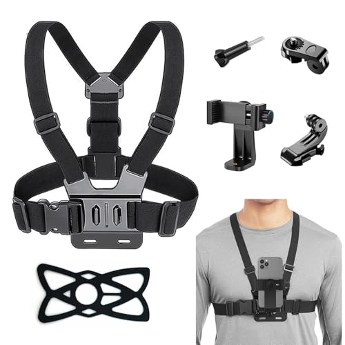 Opiniones de Soportes para esquís - los más vendidos. 48 Soporte de Correa de Pecho del Teléfono para Cámara Gopro,Soporte Ajustable de Correa para el Pecho del Teléfono,Compatible con Todas Las Cámaras Deportiva, Accesorios...