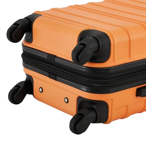 Image of Travelers Club Phoenix Luggage, Sun Orange, 22-Inch Carry-On