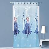 cortinas frozen de disney Lavable a 30 Grados, No Chloren