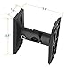PERLESMITH Speaker Mounts - Universal Satellite Speaker Wall Brackets, 5 Pack - Adjustable Tilt and Swivel for Large Surround Sound Speakers - for Walls and Ceilings - Holds up to 8lbs