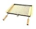 PARRILLA ARGENTINA INOX 63X40 CM PARA BARBACOA DE OBRA