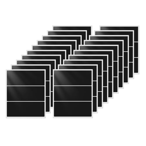 4×2 Inch Label Stickers for Storage Bins Rectangle Vinyl Labels 60 PCS