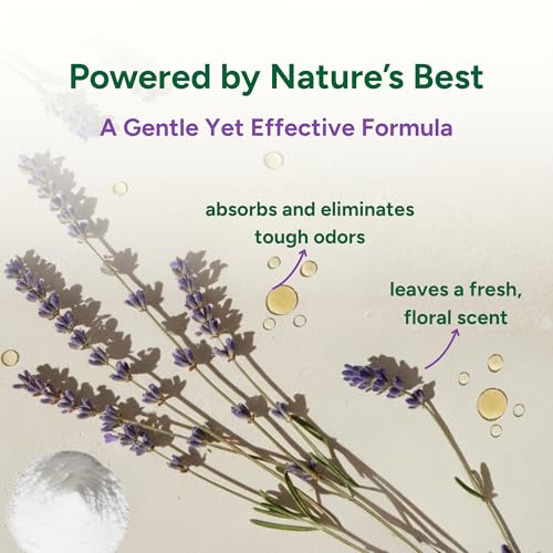 Image of Good Natured Brand | Carpet Deodorizer & Freshener Powder | 60 oz Pet Odor Eliminator for Strong Odor & Pet Urine | Fresh Natural Lavender | Safe for Homes with Pets