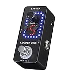 Sovvid Guitar Looper Pedal - Loop Pedal for Electric Guitar Looper Guitar Pedal with USB Cable Guitar Loop Pedal Tuner Function Loop Station Looper Pedals 9 Loops 40 Minutes for 9V Adapter