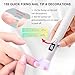 LEDSUUEI Cordless Mini Nail Lamp [Long-Lasting] Portable Handheld UV Light for Gel Nails Rechargeable with Silicone Head& LCD Screen Fast Flash Cure LED Nail Dryer for Polish, Nail Strips Home Travel