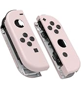 eXtremeRate DIY Replacement Shell Buttons for Nintendo Switch & Switch OLED, Cherry Blossoms Pink...