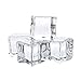 Produktbild FSSTUD 12 STK Klar Deko Acryl Eiswürfel Kunststoff Ice Transparent Für Whiskey Fotografieren Props Deko 3 cm