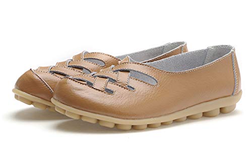 Image of VenusCelia Women's Braided-Nests Walking Flat Loafer