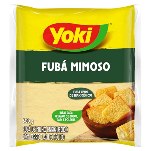 Yoki Fine Cornmeal, Fubá Mimoso Yoki, 17.6 Oz