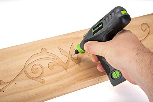 Genesis GLRT08B-65 8V Variable Speed Rotary Tool With Removeable Lithium-Ion Battery Pack thumb #3