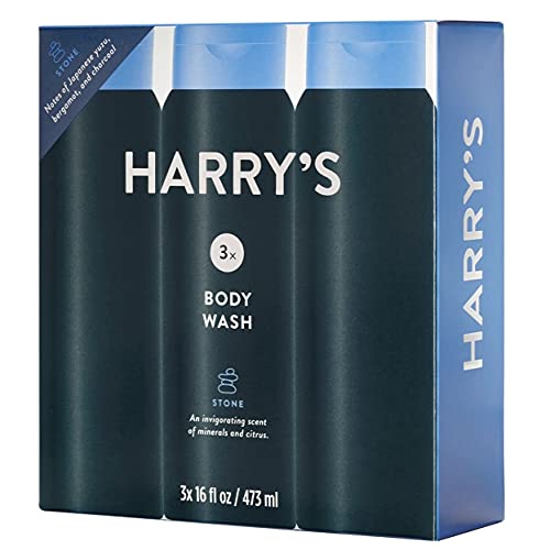 Harry’s Men’s Body Wash, Stone Scent, 16 Fluid Ounce (Pack Of 3) #TOP1