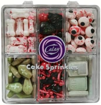 Essbare Süßigkeiten Kuchen Dekoration 90G Grabstein Schädel Hundeknochen Kreuz Blutige Augen Dekorationszucker Geburtstag Halloween Thanksgiving Weihnachtsfeier Kuchen Dessert Keks