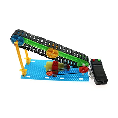 Assembled Educational Model Toy, Educational Model DIY Assembled Science Technology Toy, DIY Electric Conveyor Model Suitable for Family for DIY Manual