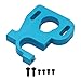 Alloy Adjustable Motor Mount 1303 for RC Hobby 1-14 Wltoys 144001 Buggy Hop-ups(Blue)