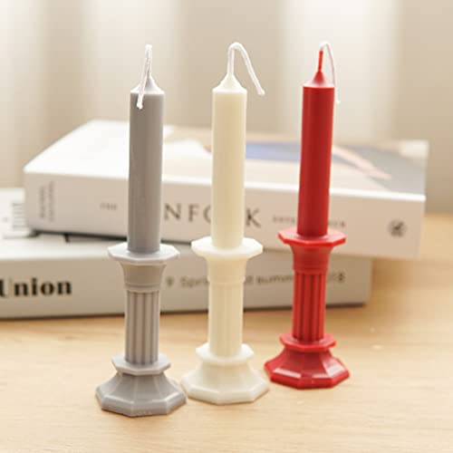 Moule bougie octogonal en plastique pour création de bougies maison