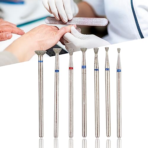 Nail Drill Bits, Nail Bits for Nail Drill, Drill Bits for Nails, Multifunctional Nail Art Manicure Drill Bits Electric Manicure Grinding Head for Acrylic Gel Nails Cuticle Manicure (NO.03)