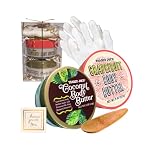 Coconut Body Butter, Grapefruit Body Butter (8 oz. each) Mom Gift Set Bundle- Trader Joe's Creamy Lu