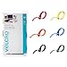 VELCRO Brand ONE-WRAP Cable Ties | 60Pk | 8 x 1/2" Straps, Multicolor | Strong Reusable Wire Management | Cord Bundling for Home Office and Data Centers