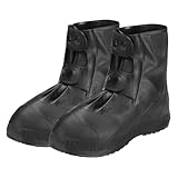PATIKIL Cubierta de Zapatos de Silicona Impermeable, Negro