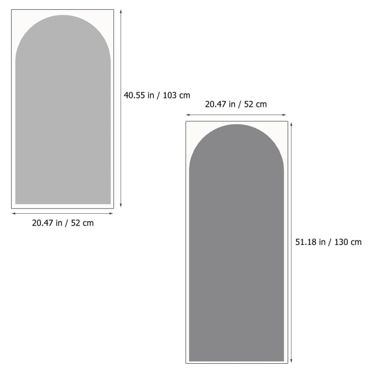 DECHOUS Adesivi Murali in Pvc 2 Pezzi Design Curvo, Resistenti alla Sbiaditura alle Crepe, Decorazioni per Muro Eleganti per Camerette e Finestre