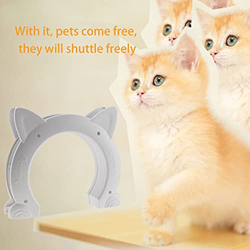 Porta de gato, porta de animal de estimação para porta interna de gatos, passagem de forma de 9x11 p