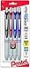 Pentel EnerGel Pearl Deluxe RTX Retractable Liquid Gel Pen, 0.7mm, 4 Pack, Assorted Colors (BLN77WBP4M)