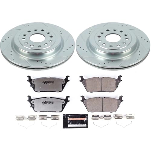 PowerStop Z36 Truck & Tow Brake Pad & Rotor Kit Rear K8184-36 by Power Stop - Used condition - Image 2