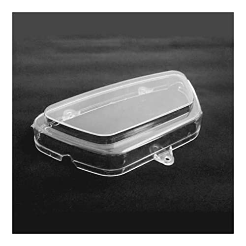 Couvercle de jauge d'instrument en Verre en Plastique de tachymètre de Moto 50cc pour Les pièces Chinoises de Compteur de Vitesse Scooter cyclomoteur ATV Durable (Color : with Bolt Holes)