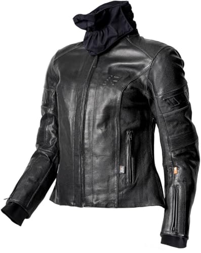 Rukka Aramissy Veste en cuir de moto pour dames, schwarz, 44 – Vignette
