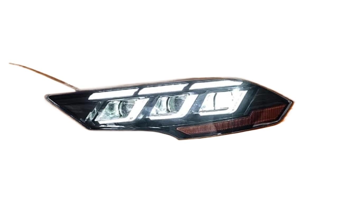 Fari dell'auto Fari auto, fari a LED per, anteriori DRL, lenti per proiettore per Ford per Mustang 2018-2023, 2019, 2020, 2021 e 2022