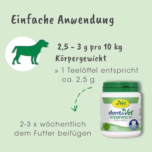 dentaVet Atemfrisch 40g | für Hunde mit störendem Mundgeruch