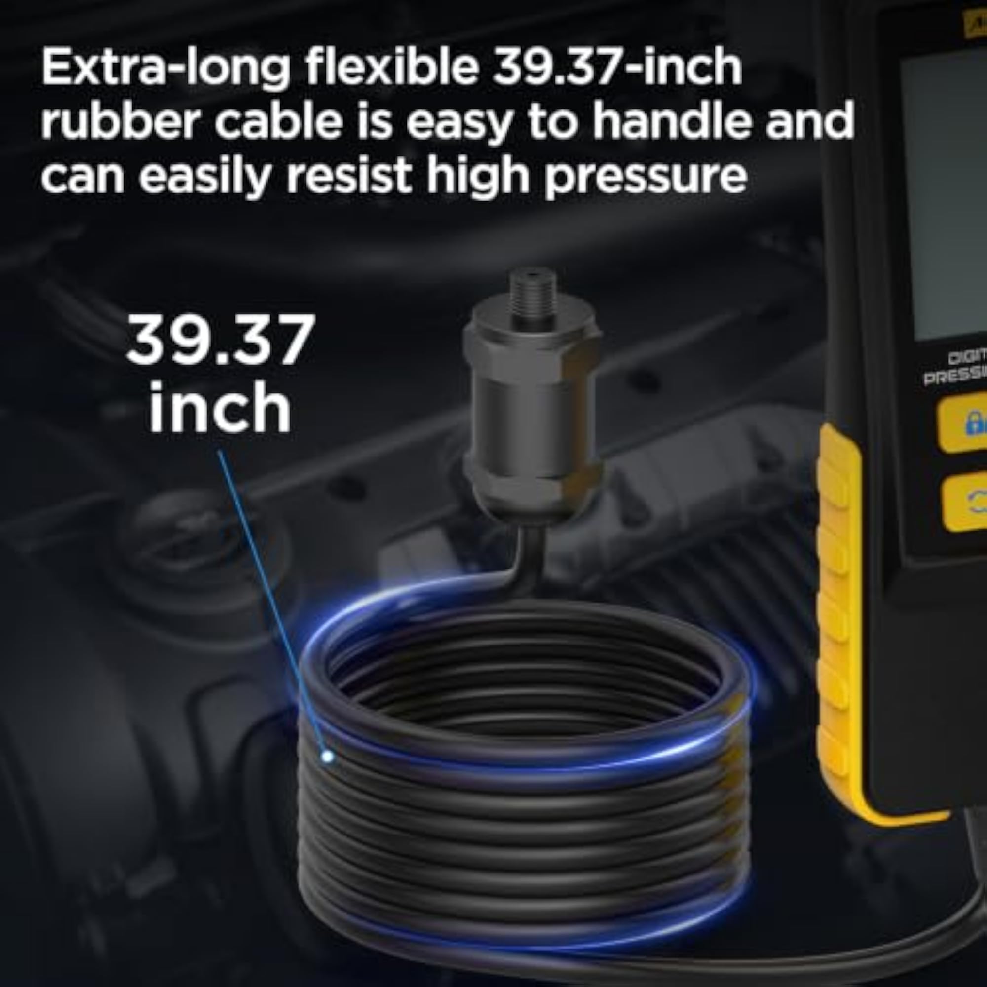 Digital Compression Tester Engine Compression Gauge 0-426PSI