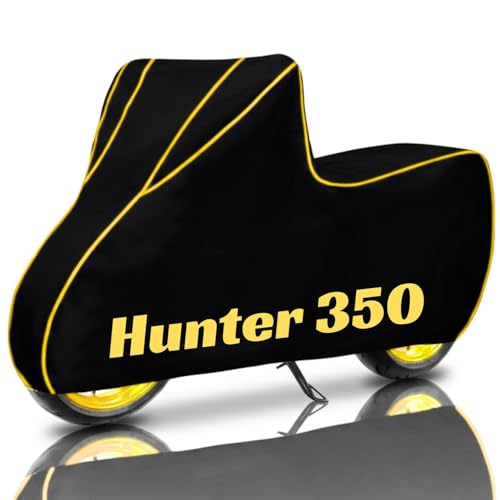 Image of SafeCovers Bike Body Cover for Hunter 350 Cover for Rain & Dust | Water Resistant, Dustproof, UV Protection, Scratchproof | Heavy Duty Outdoor Motorcycle Cover with Elastic & Windproof Design