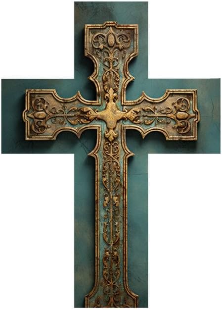 Miniatura 12 de JIBEVEYYI -Cruz de madera, decoración de pared cruzada, cruces decorativas para la pared, cruz religiosa decoración del hogar, cruz de pared de