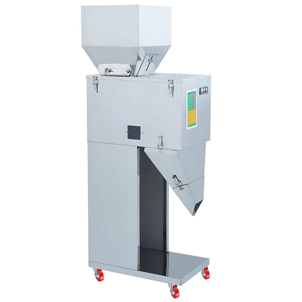 Macchina di riempimento automatica pesatura 200W, macchina di riempimento in polvere 10-999g macchina di riempimento macchina imballatrice con pesatura automatica