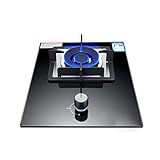 Burners Gas Hob Single Cooker Gas Cooktop，for Table-Top Cooking ，1 Cast Iron Portable Hob Ring ，Easy To Clean,Compatible With All Cookware(Black3,LPG)